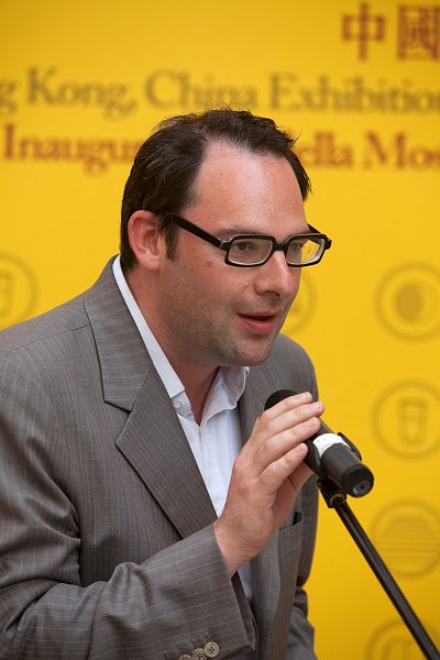 OC_MG_0512.jpg - Tobias Berger, Curator of Hong Kong Pavilion, introduces curatorial concepts